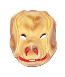 Masker ezel - volwassen maat - plastic