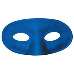 Ovaal oogmasker Blauw - 16 cm (0999GF)