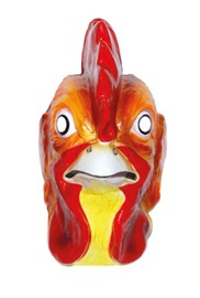 Masker haan - volwassen maat - plastic