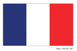 Vlag Frankrijk - 90 x 150 cm (62119E)
