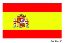 Vlag Spanje - 90 x 150 cm (62161E)