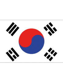 Vlag Zuid Korea - 90 x 150 cm