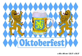 Vlag Oktoberfest / Bierpul -  40 x 60 cm (62496E)