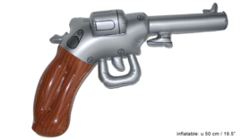 Revolver opblaasbaar - 50 cm