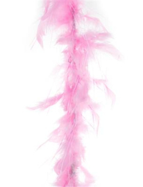 Boa Roze/Wit met gouddraad 45 gram / 200 cm (53669E)