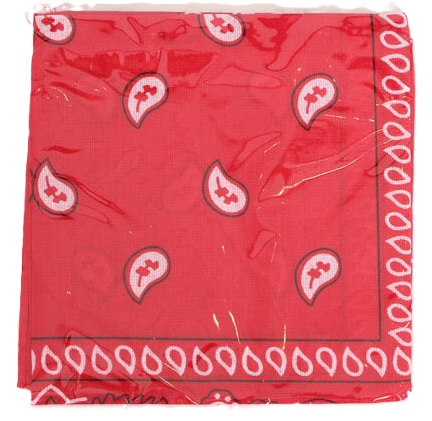 Bandana / boerenzakdoek Rood - katoen