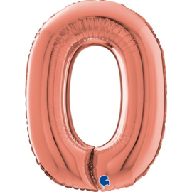 Cijfer 0 - 66 cm Rosé Goud