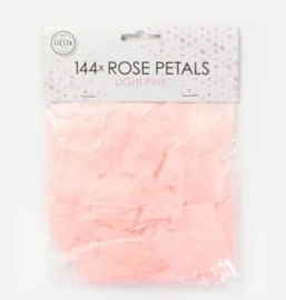 Rozenblaadjes Licht Roze / Rose petals Light Pink 144 stuks