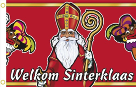 Vlag Sint en Piet -  90 x 60 cm (410306HW)