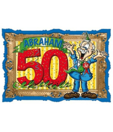 Huldeschild - Abraham 50 jaar (08750F)