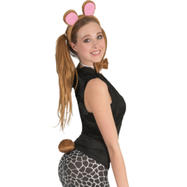 Berenset bruin pluche 3-delig