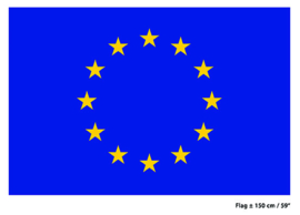 Vlag Europa - 90 x 150 cm (62133E)