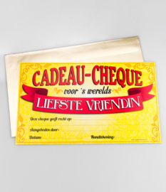 Cadeau-cheque LIEFSTE VRIENDIN (40PD)