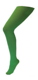 Panty volwassenen M/L Appelgroen
