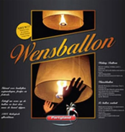 Wensballon Wit (BVD2013W)