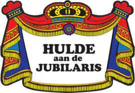 Kroonschild klassiek - Hulde aan de jubilaris (402120H)