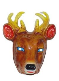 Masker hert - volwassen maat - plastic