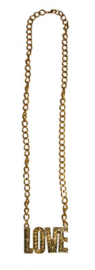 Gouden ketting Love (53395E)