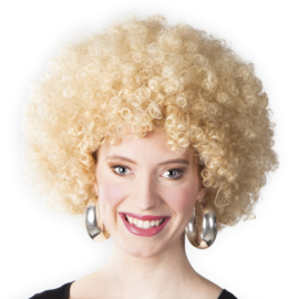 Pruik Afro Blond (86013B)