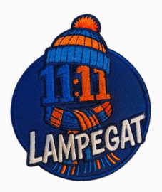 Embleem / applicatie Lampegat '11 11' MUTS - 9,5 x 8 cm