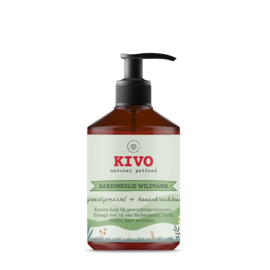 Kivo Sardineolie Wildvang Groenlipmossel & Haaikraakbeen | 500 mL