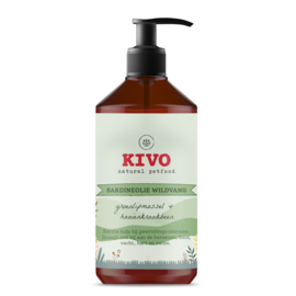 Kivo Sardineolie Wildvang Groenlipmossel & Haaikraakbeen | 1 liter