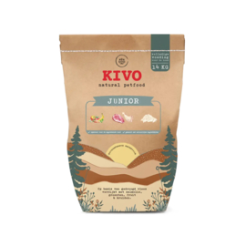 Kivo Junior geperst - Kip & Rund & Rijst | 14kg