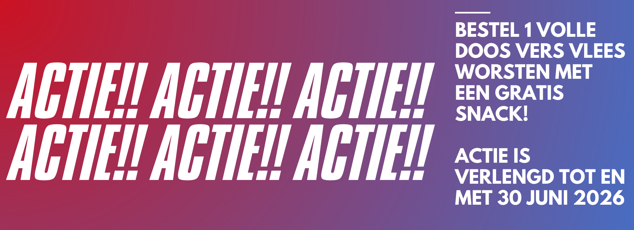 kivo doos met snack actie verlengd juni 2026