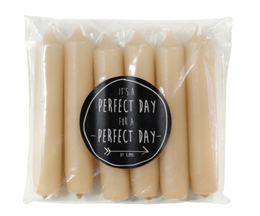 Pakketje kaarsen Apricot || Rustik Lys