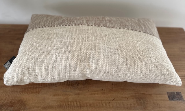 Woonkussen zand-creme || Lime-light
