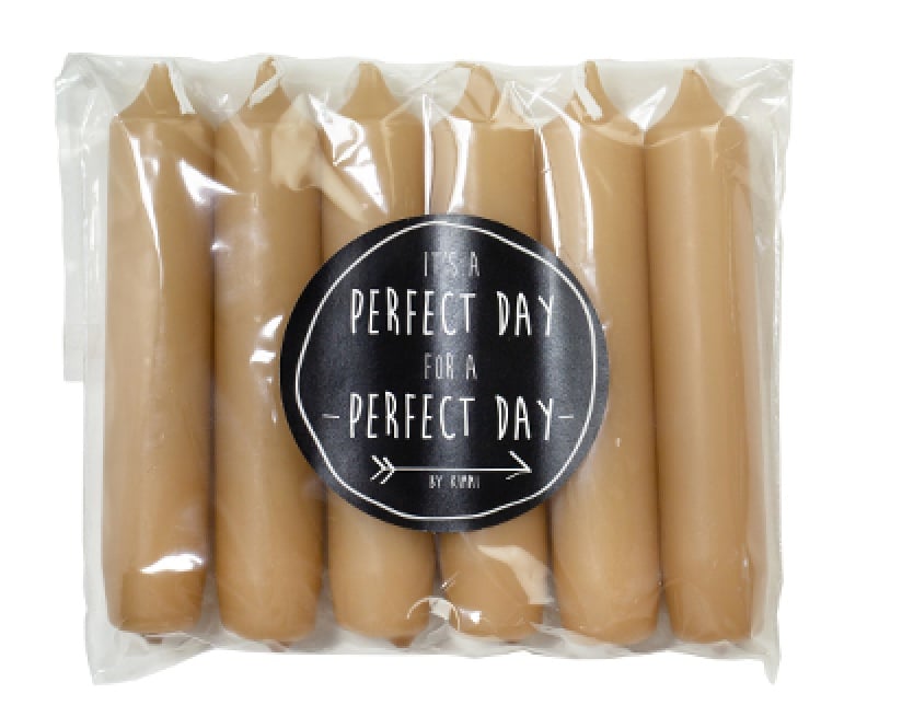 Pakketje kaarsen Peach || Rustik Lys