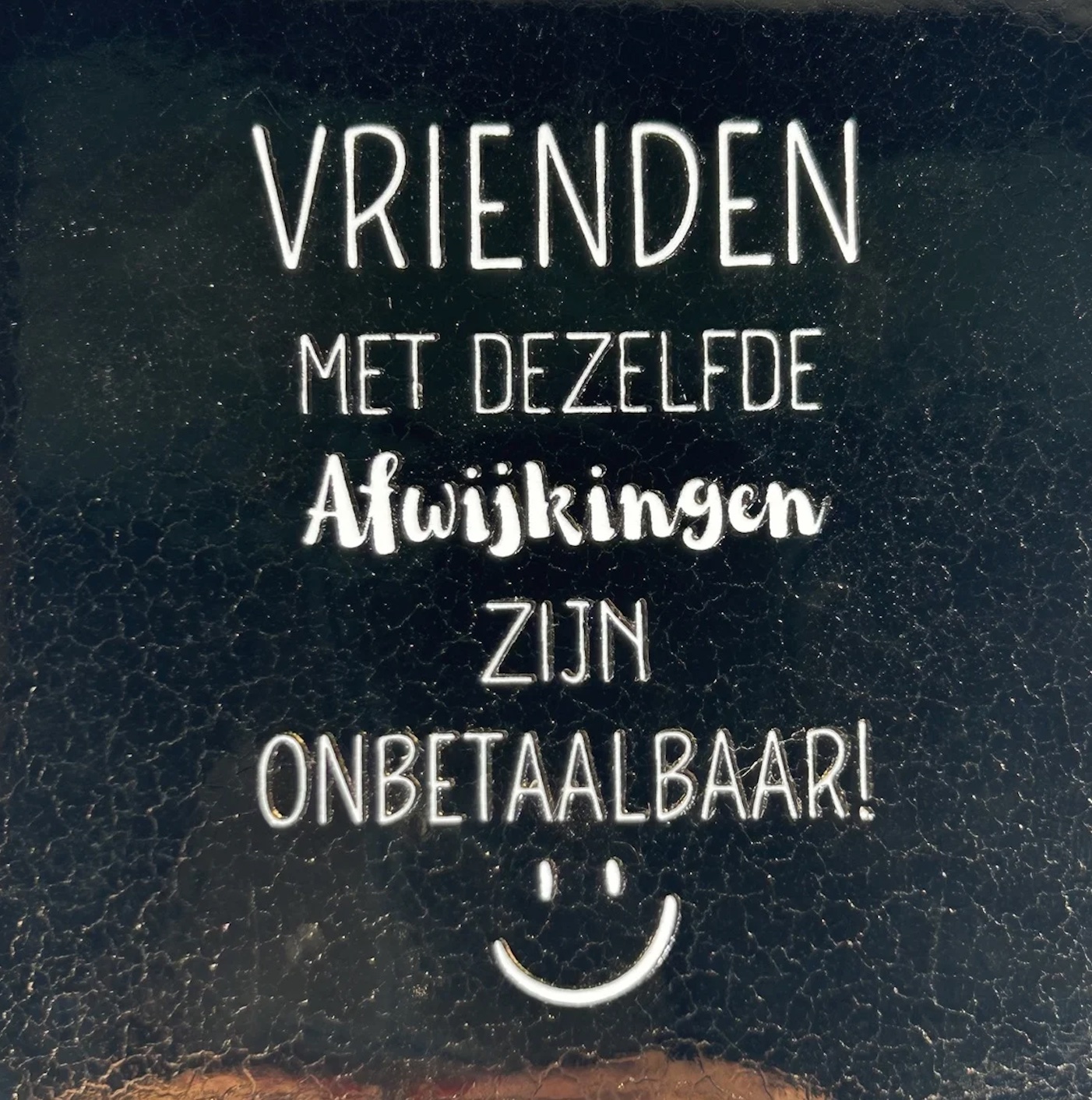 vrienden || Goud-creme