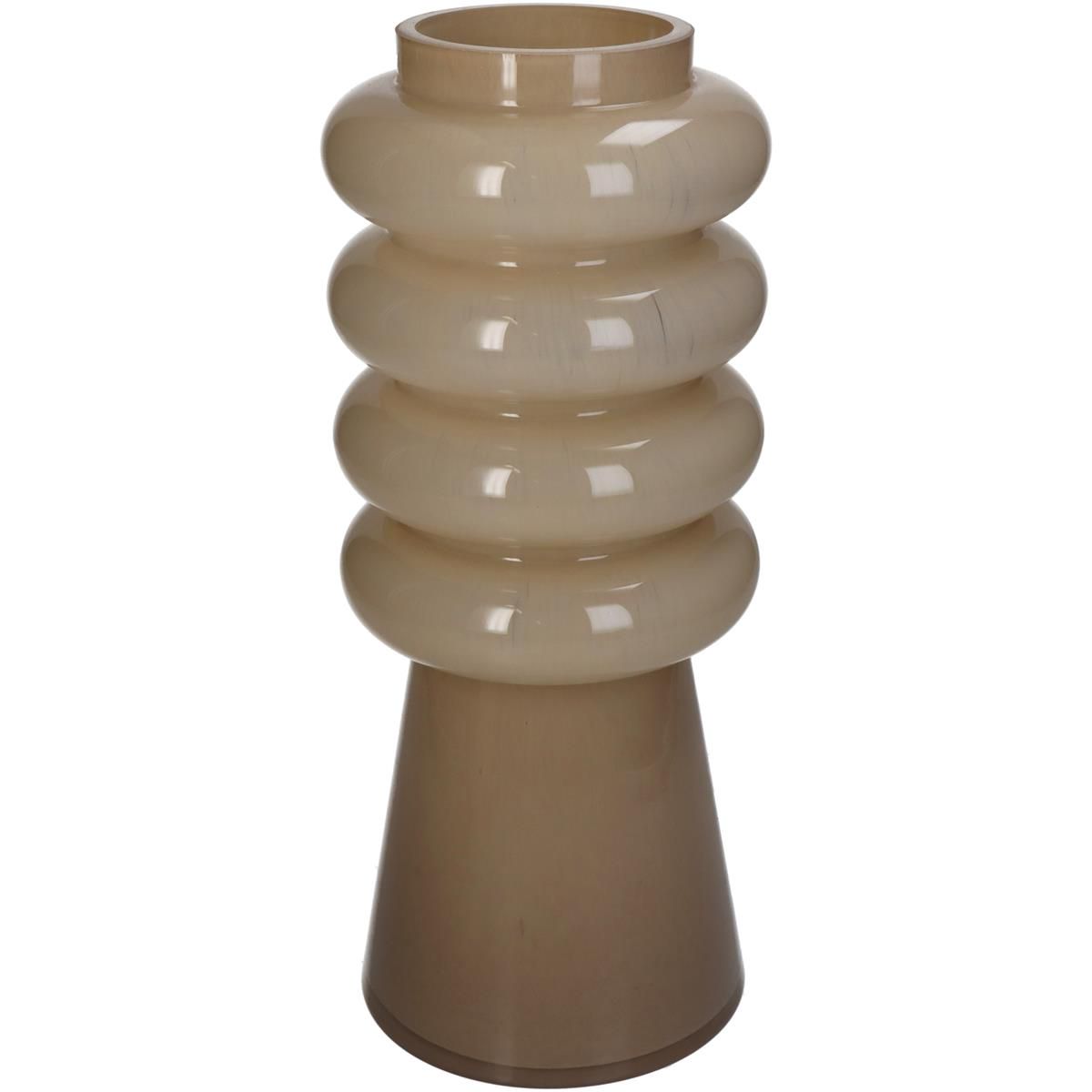 vase glass beige