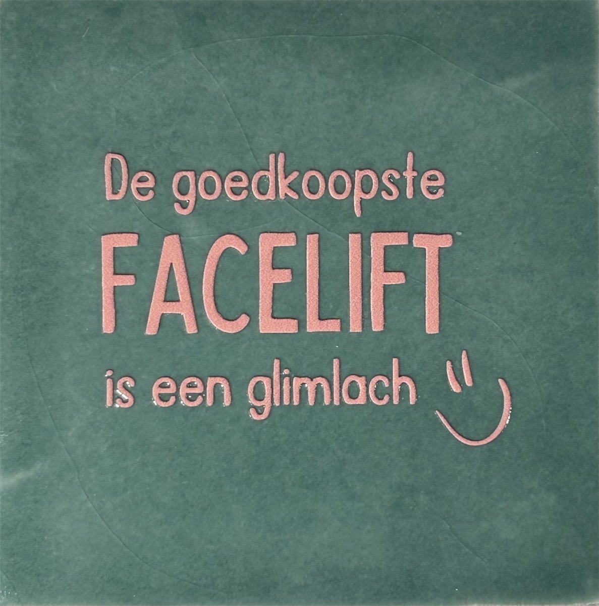 de goedkoopste glimlach