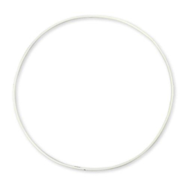 Metalen ring | Basic | Wit