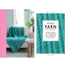Haakpatroon Popcorn & Cables blanket | Scheepjes YARN The After Party nr. 24 | Afgedrukt exemplaar