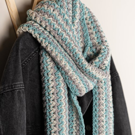 Yarn and Colors | Haakpakket | Fringed Scarf