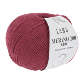 Lang Yarns Merino 200 BEBE | 71.0362 | Burgundy
