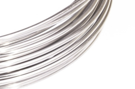 Aluminiumdraad / ijzerdraad voor punnikvormen | Zilver | 60 meter