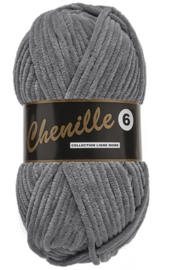 Lammy Yarns Chenille 6 | 002 Grijs