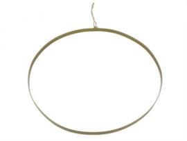 Metalen ring | 35 cm | Goud met ophangoog | Plat model