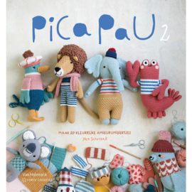 Boek | Pica Pau 2: maak 20 kleurrijke amigurumidiertjes | Yan Schenkel