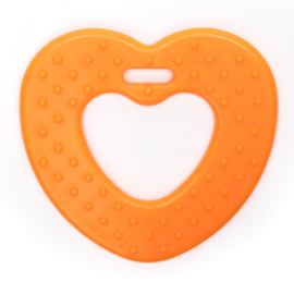 Bijtring siliconen hart met noppen | Durable | 2 stuks