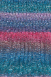 Lang Yarns Linello | 1066.0010 | Blue/rose