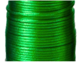 Satijnkoord groen | 2 mm | 5 meter