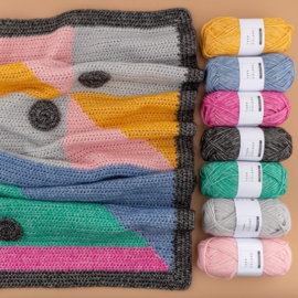 Yarn and Colors | Haakpakket | Mosaic Window Blanket