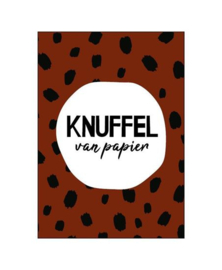 Wenskaart | Knuffel van papier