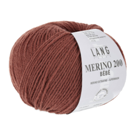 Lang Yarns Merino 200 BEBE | 71.0387 | Brick