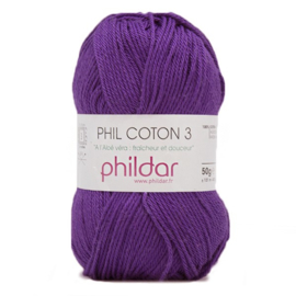 Phildar Phil Coton 3 1445 Violet