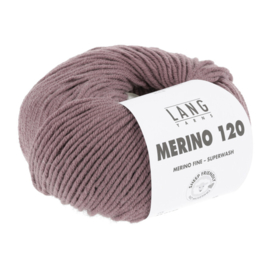 Lang Yarns Merino 120 | 34.0148 | Dark dusky pink